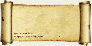 Vuk Šesto vizit kartica